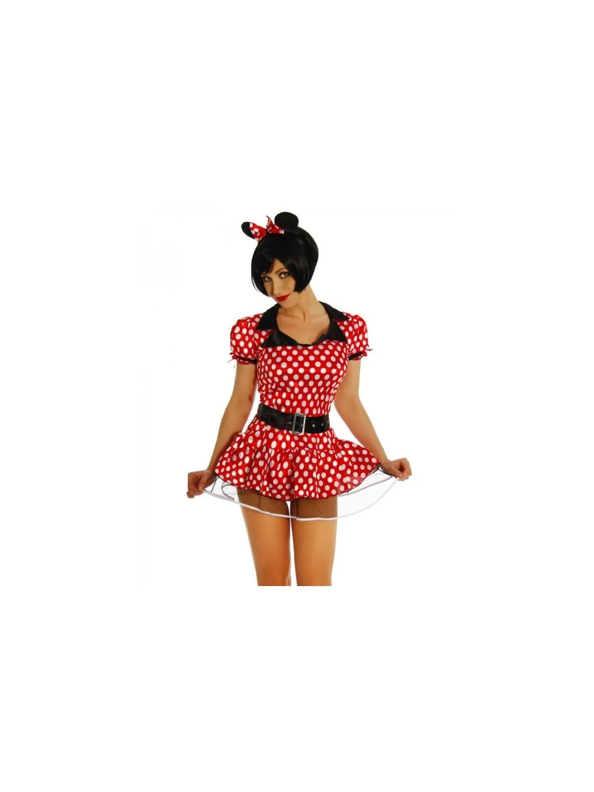 Minnie Mouse-Kostüm rot/weiß