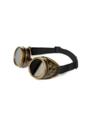 Steampunk Goggles gold/schwarz