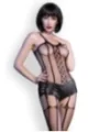 Bodystocking-Set Cr4476 Schwarz von Chilirose