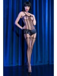 Bodystocking-Set Cr4476 Schwarz von Chilirose