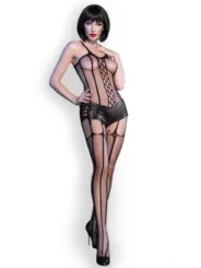 Bodystocking-Set Cr4476 Schwarz von Chilirose