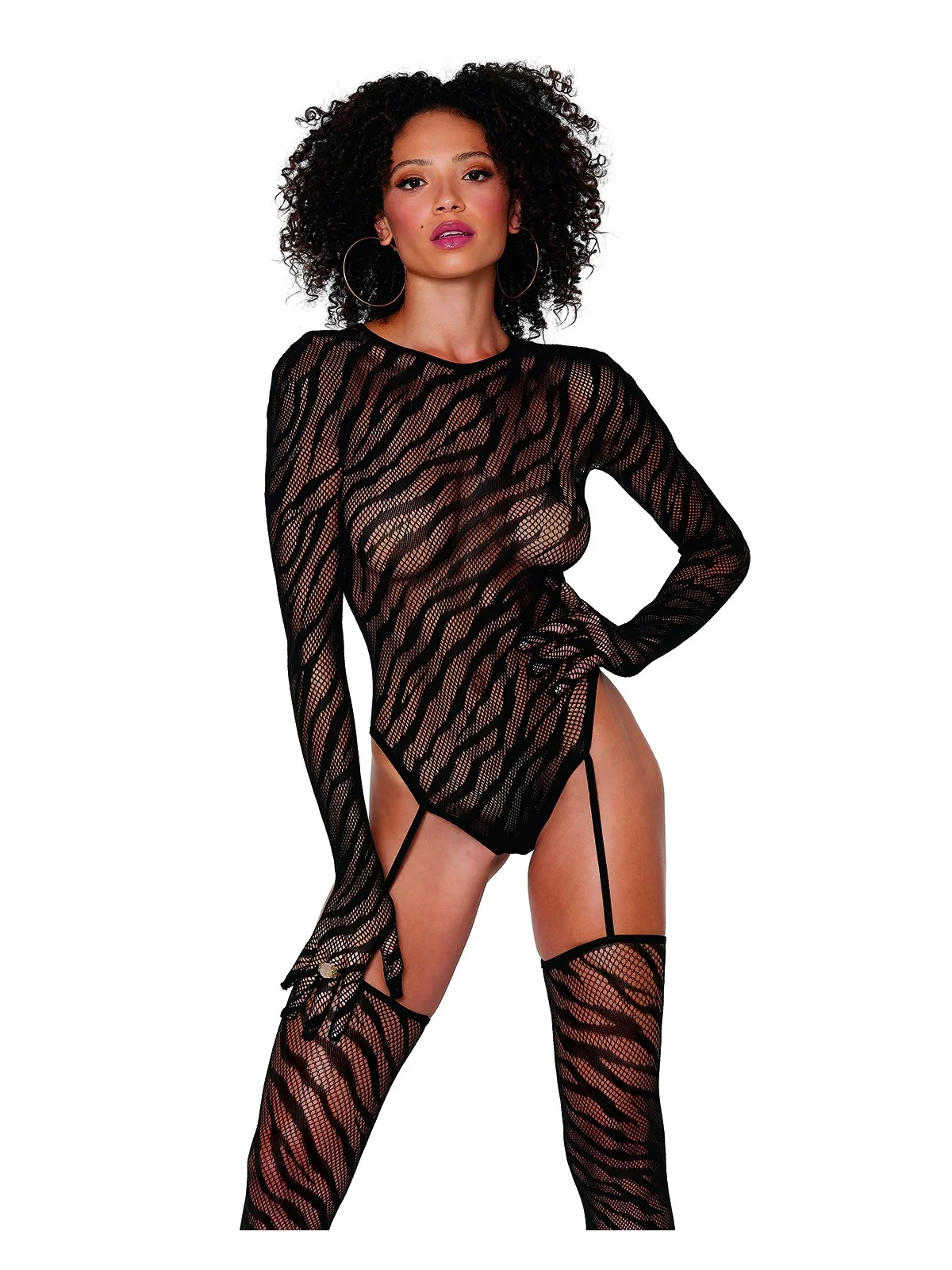 Bodystocking Dr0420 Schwarz von Dreamgirl