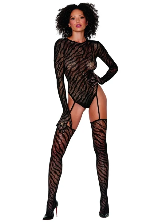 Bodystocking Dr0420 Schwarz von Dreamgirl