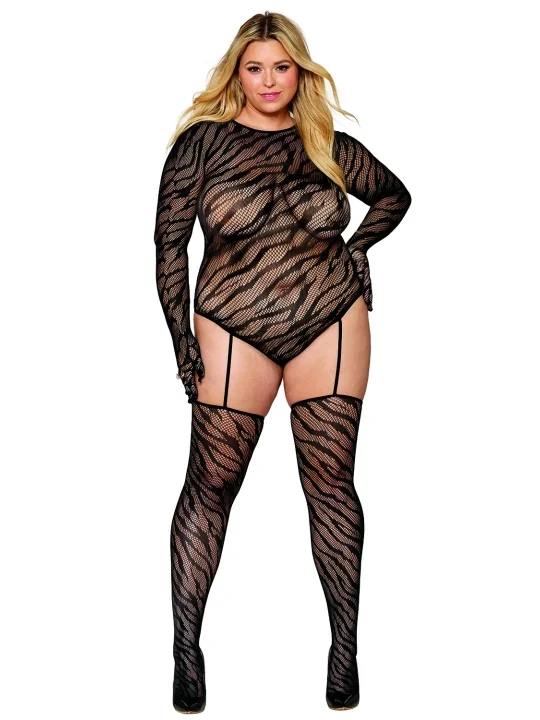 Bodystocking Dr0420 Schwarz von Dreamgirl