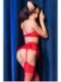 Spitzen-Set Cr4466 Rot von Chilirose