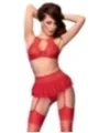 Spitzen-Set Cr4466 Rot von Chilirose