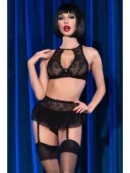 Spitzen-Set Cr4466 Schwarz von Chilirose