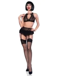 Spitzen-Set Cr4466 Schwarz von Chilirose