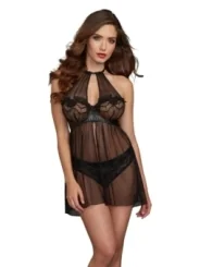 Babydoll Dr11796 Schwarz von Dreamgirl