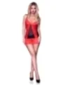 Babydoll Cr3020 Rot/Schwarz von Chilirose