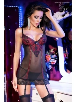 Landim Chemise & Tanga rot von LivCo Corsetti Fashion