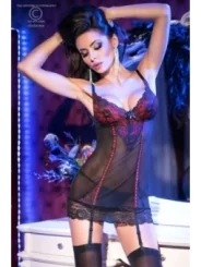 Chemise Cr4153 Schwarz/Rot von Chilirose