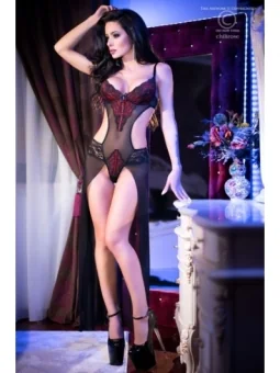 Schwarzes Langes Kleid M/1023 von Andalea Dessous