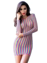 Minikleid Cr4334 Multicolour von Chilirose