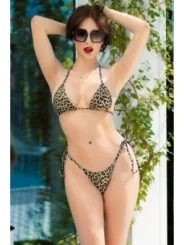 Leopard-Bikini-Set CR4604 von Chilirose