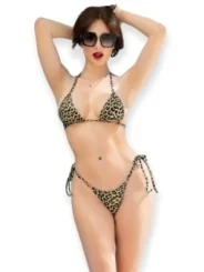 Leopard-Bikini-Set CR4604 von Chilirose