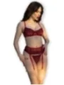 Dessous-Set Cr4607 Rot von Chilirose