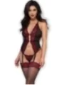 Spitzen-Set Cr4635 Schwarz/Rot von Chilirose