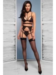 Spitzen-Set Cr4636 Schwarz von Chilirose