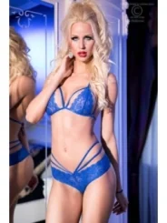 Spitzen-Set Cr3786 Blau von Chilirose