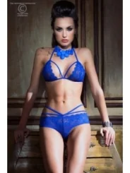 Spitzen-Set Cr3786 Blau von Chilirose