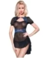 Babydoll Cr4195 Blau/Schwarz von Chilirose