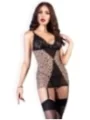 Leopard-Chemise-Set Cr4485 von Chilirose