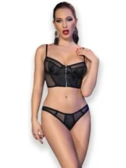 Corsagen-Set Cr4615 Schwarz von Chilirose