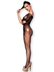 Bodystocking Cr4642 Schwarz von Chilirose