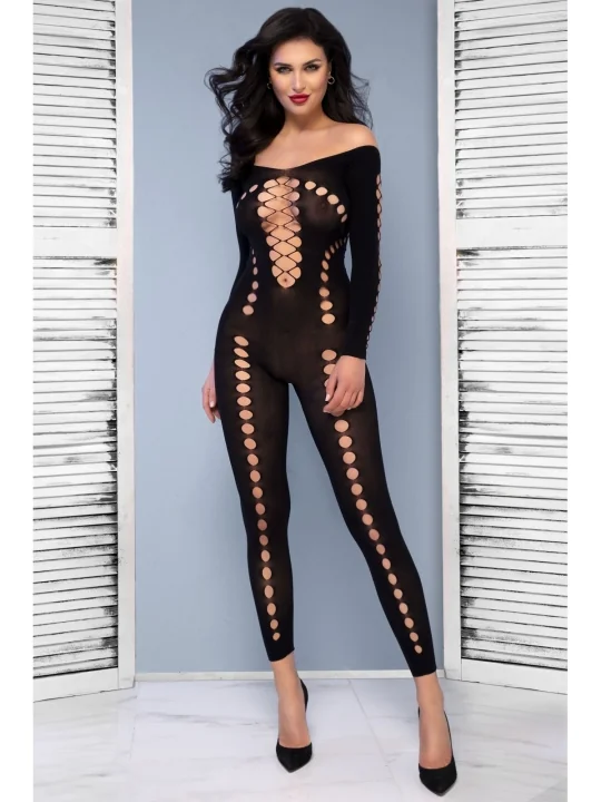 Bodystocking Cr4646 Schwarz von Chilirose