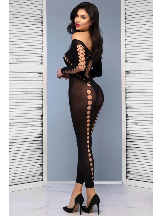 Bodystocking Cr4646 Schwarz von Chilirose