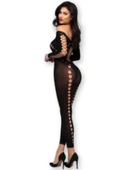 Bodystocking Cr4646 Schwarz von Chilirose