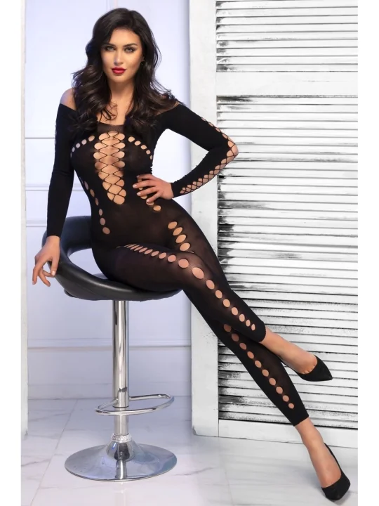 Bodystocking Cr4646 Schwarz von Chilirose