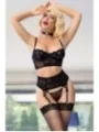 Spitzen-Set Cr4652 Schwarz von Chilirose