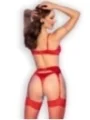 Satin-Set Cr4670 Rot von Chilirose