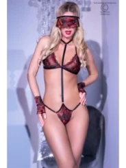 Erotik-Set Cr4353 Schwarz/Rot von Chilirose