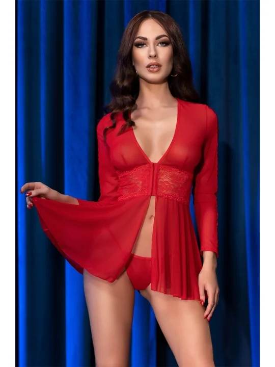 Negligee Cr4469 Rot von Chilirose