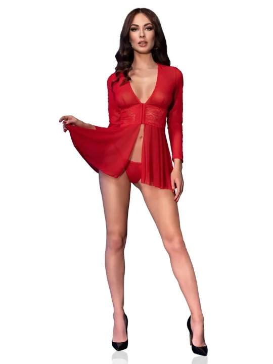 Negligee Cr4469 Rot von Chilirose