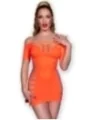 Nahtloses Minikleid CR4704 neonorange von Chilirose