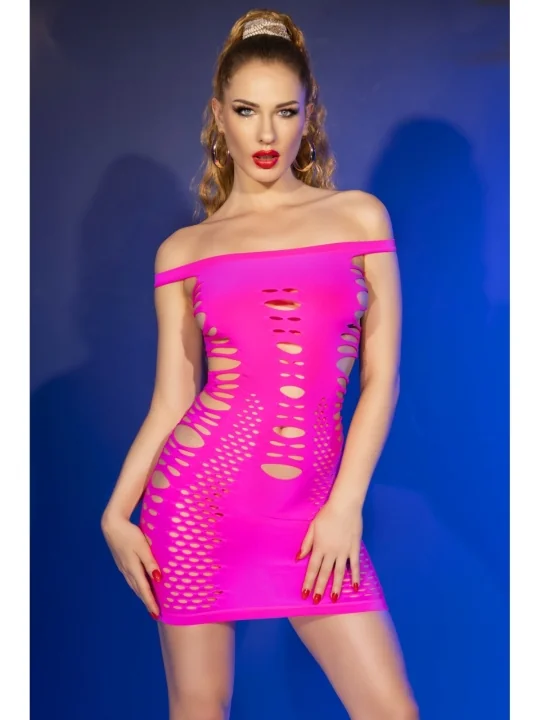 Minikleid CR4711 neonpink von Chilirose