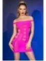 Minikleid CR4711 neonpink von Chilirose