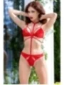 Spitzen-Set Cr4633 Rot von Chilirose