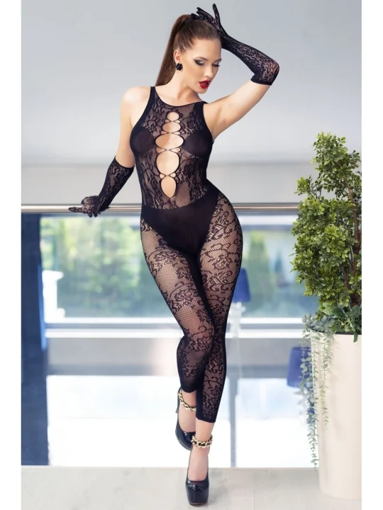 Bodystocking Cr4658 Schwarz von Chilirose