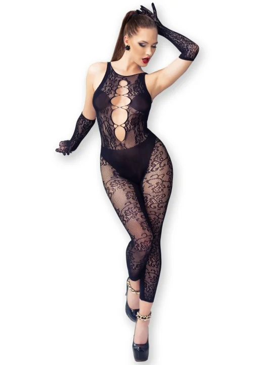 Bodystocking Cr4658 Schwarz von Chilirose