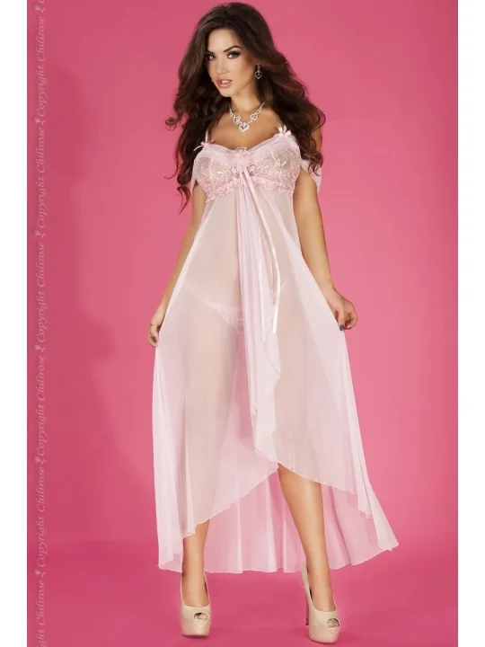 Langes Babydoll Cr3716 Pink von Chilirose