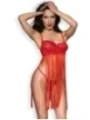 Babydoll & String Cr4496 Rot von Chilirose