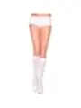 ♥ Blickdicht Kniehoch Weiss von Music Legs ♥