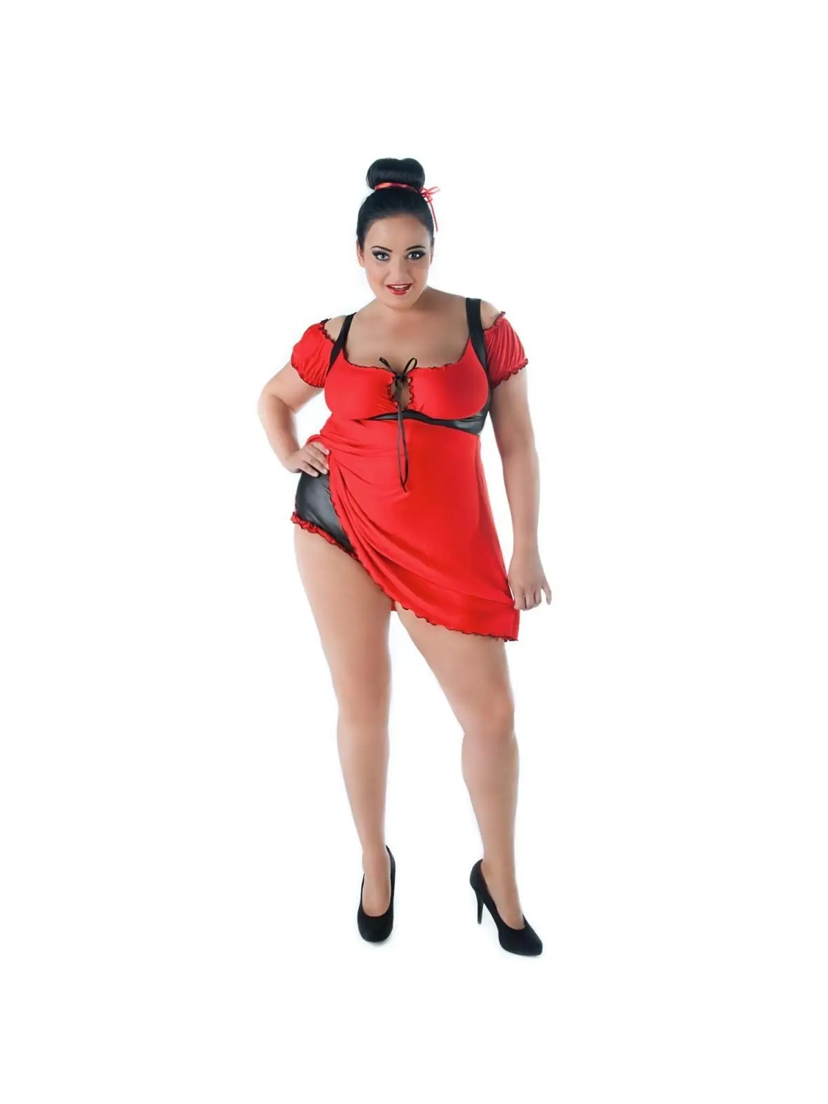 ♥ Rotes Chemise Sw/110 Andalea Sexy Work Kollektion ♥