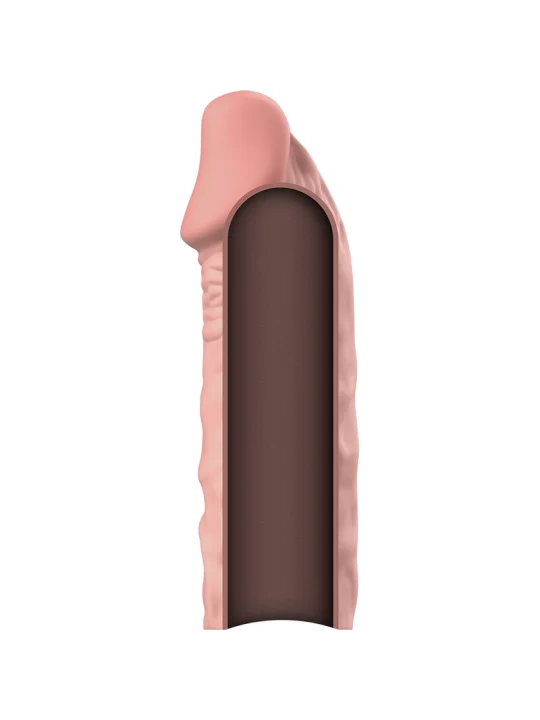 ♥ Penis Verlängerung Extra Comfort Sleeve V5 Hautfarben ♥ von Virilxl