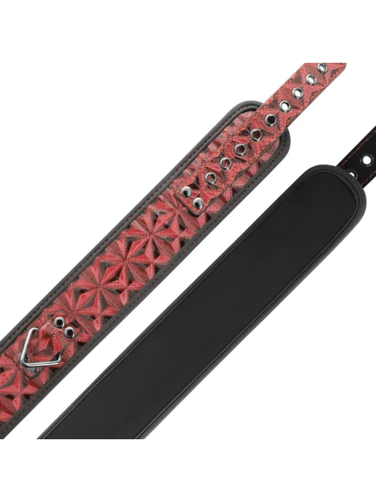 ♥ Vegane Kunstlederhalsband ♥ von Begme Red Edition